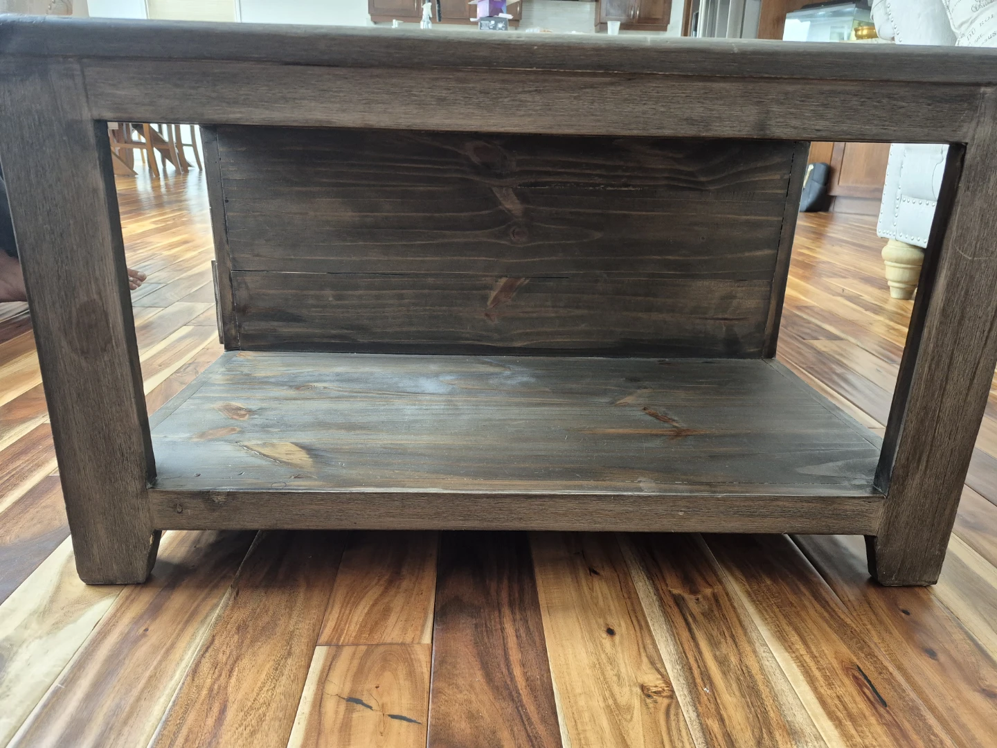 Rustic Wood Coffee Table - photo 4