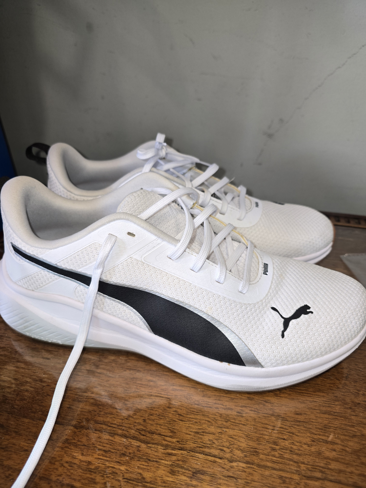 Puma White Running Shoes