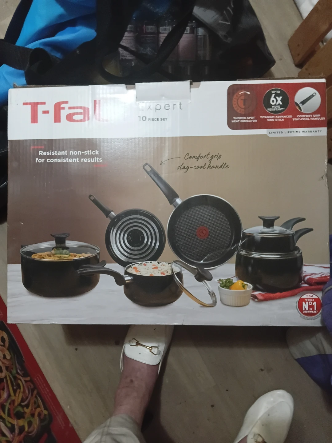 tfal Expert 10 peice pot set