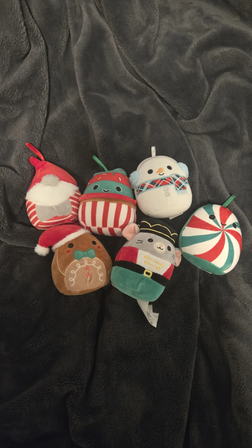 Set of squishmallow ornaments