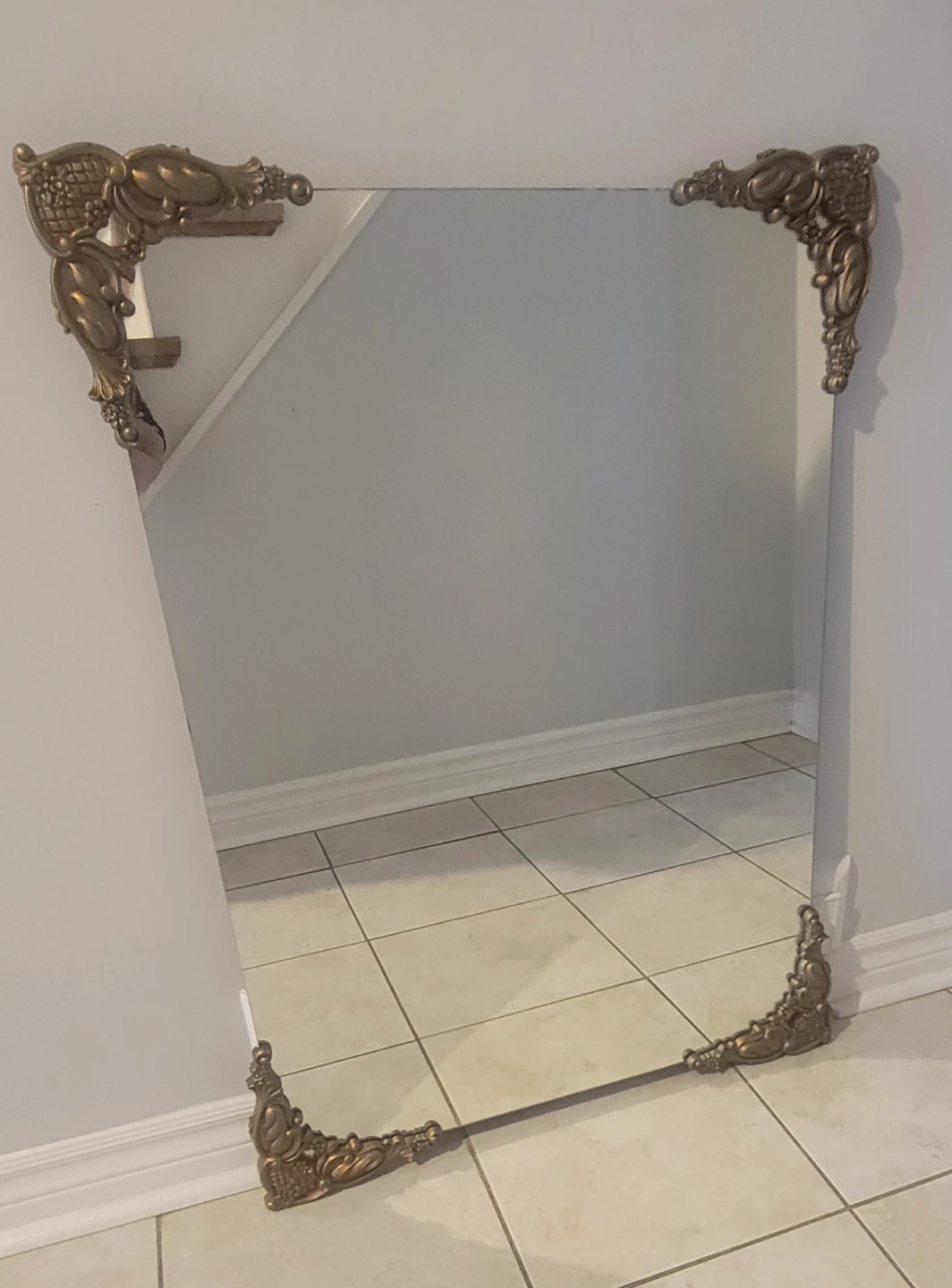 Ornate Gold Decorative Mirror