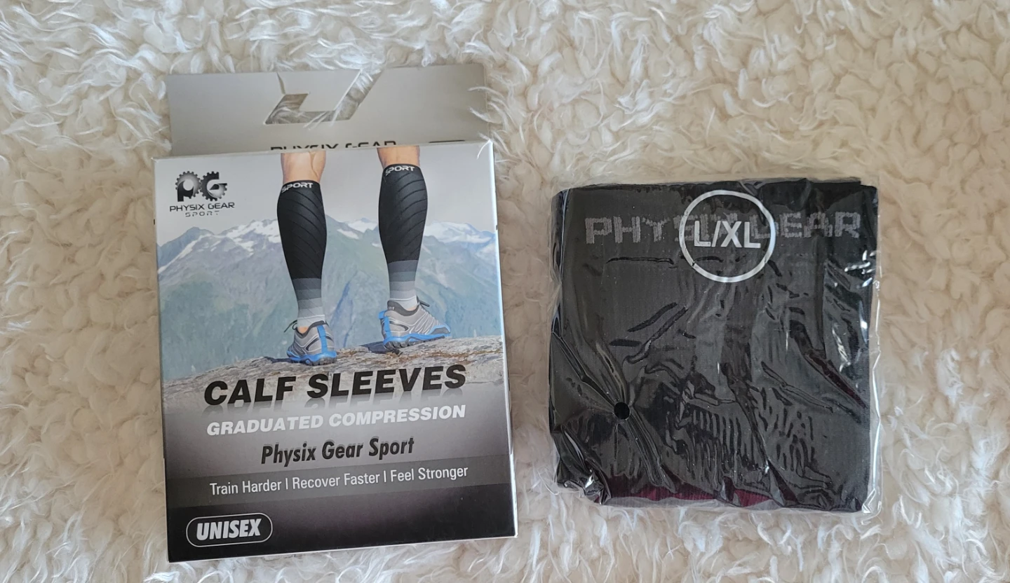BNIB Physix Gear Sport Calf Compression Sleeves L/XL - photo 2