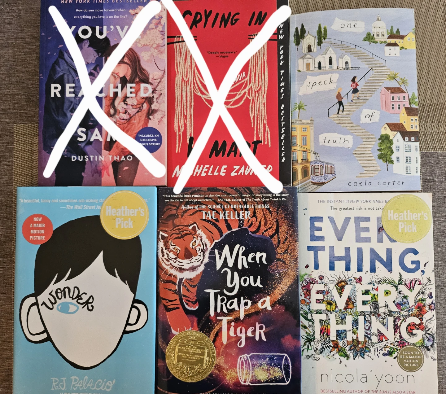 Books for sale $5 each