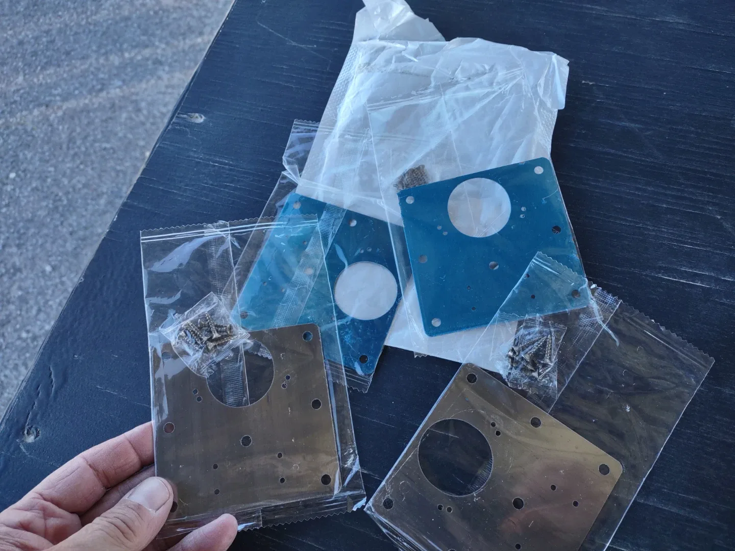 Motor Mounting Plates and Screws