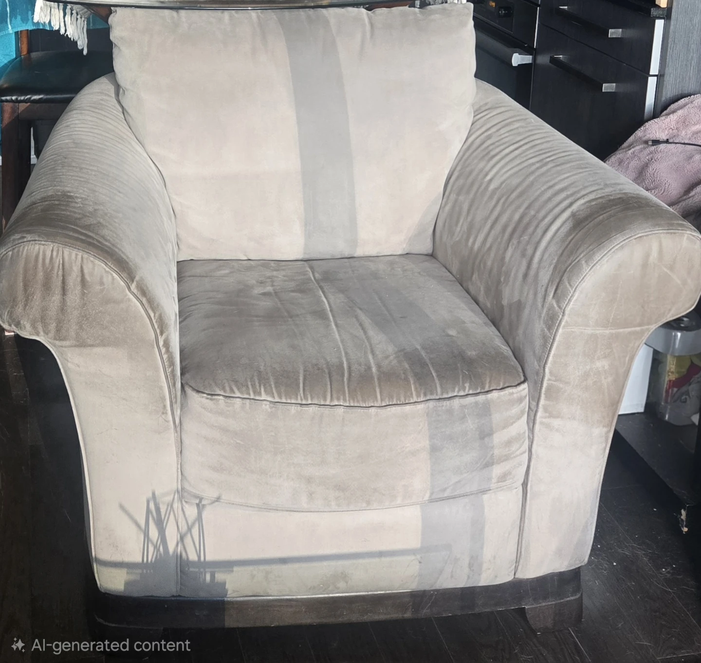 Velvet Sofa and Armchair Set for free - photo 3