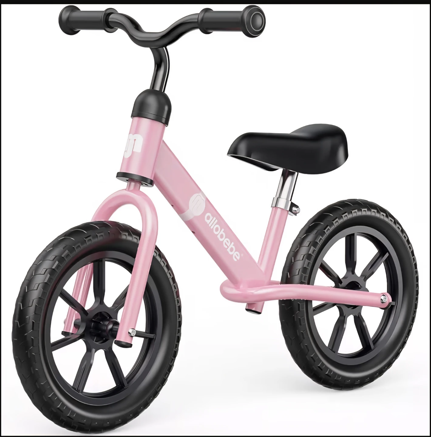 Allobèbè Pink Lightweight Walking Bike