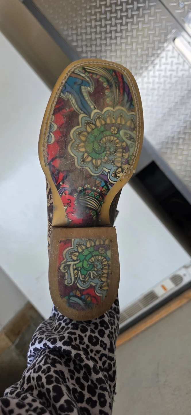 Tin Haul Cowboy Boots Women's Size 6.5 - photo 5