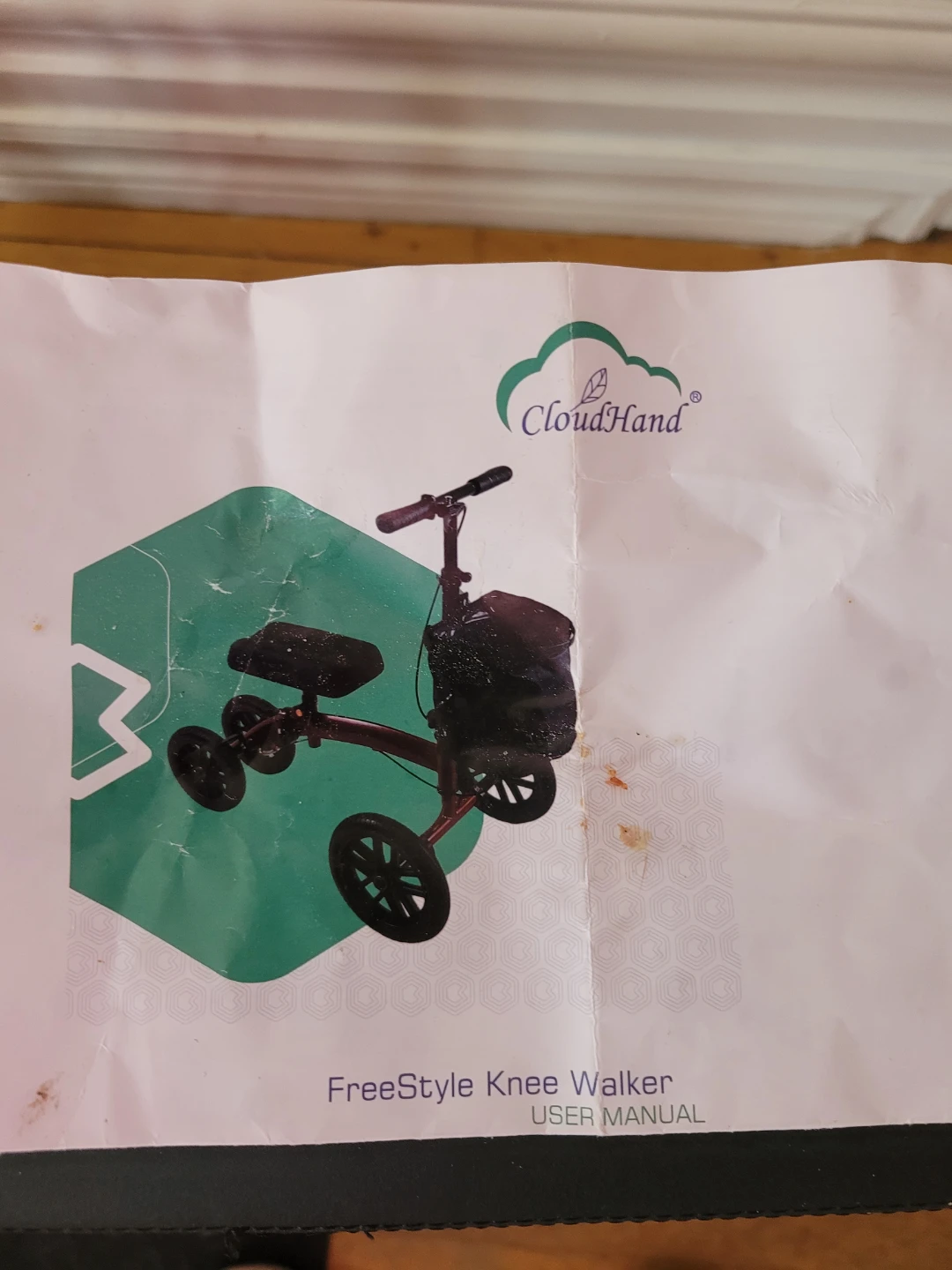 CloudHand FreesStyle Knee Walker Scooter Red - photo 2
