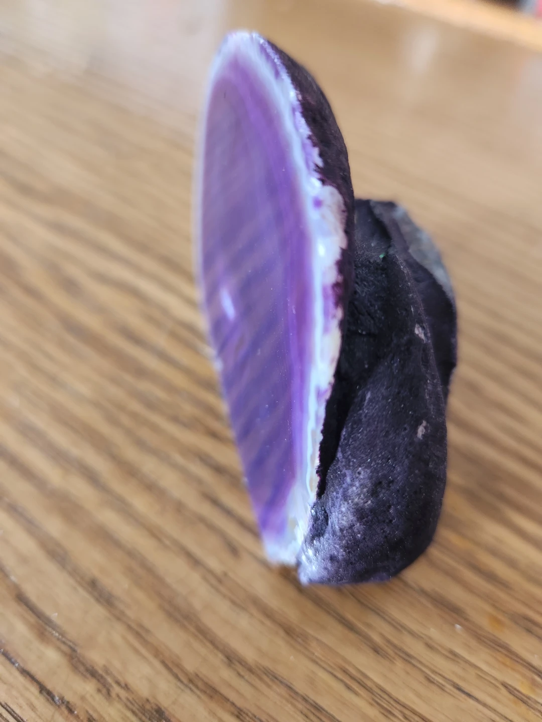 Purple Agate Slice - photo 2