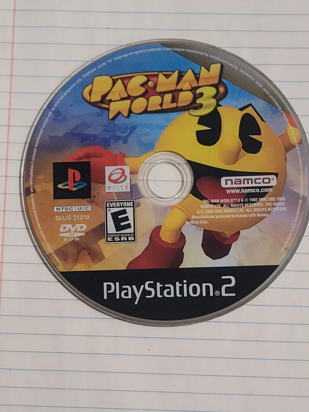 PlayStation 2 Game: Pac-Man World 3