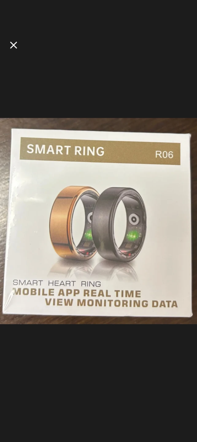 Smart Ring R06 - Mobile App Real Time Monitoring