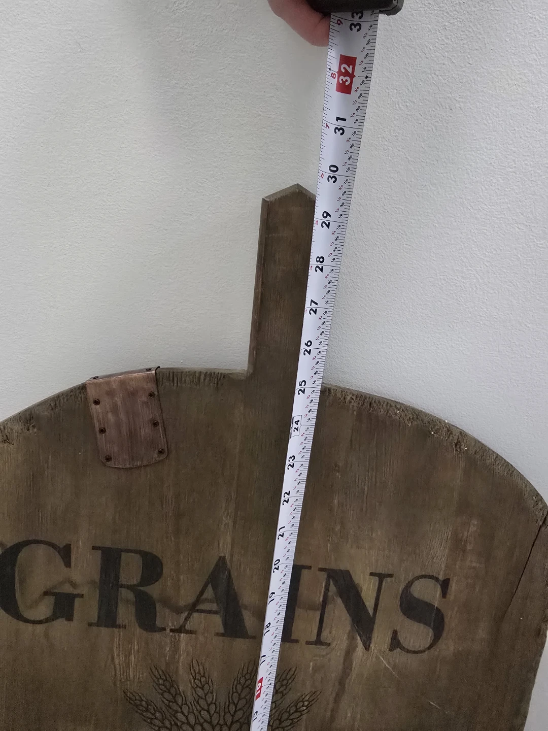 Vintage Wood "Grains" Sign - photo 2