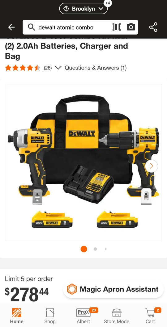 20V Max DeWalt ATOMIC Brushless Contractor Set - photo 2