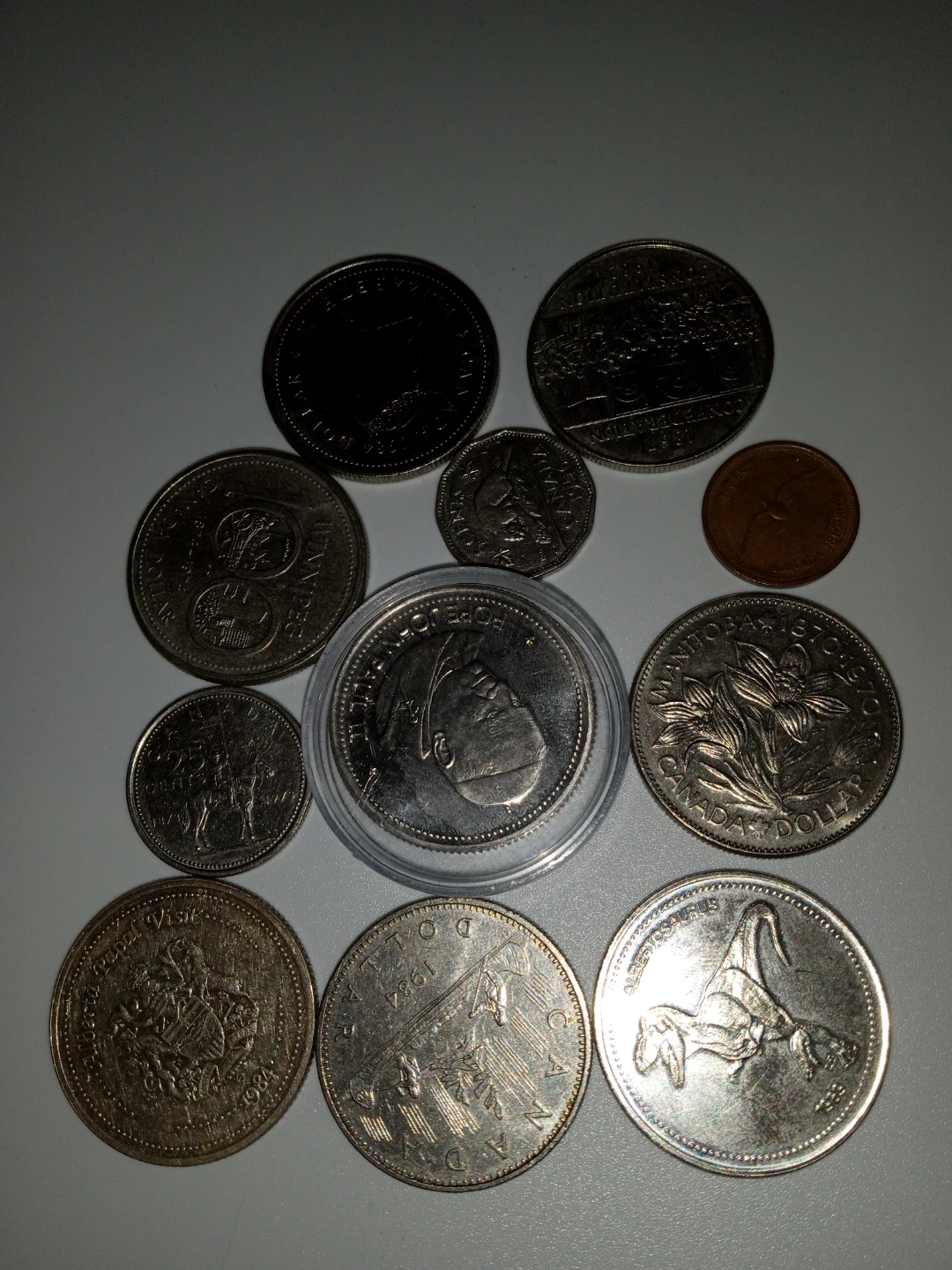 Assorted Foreign Coins and Tokens