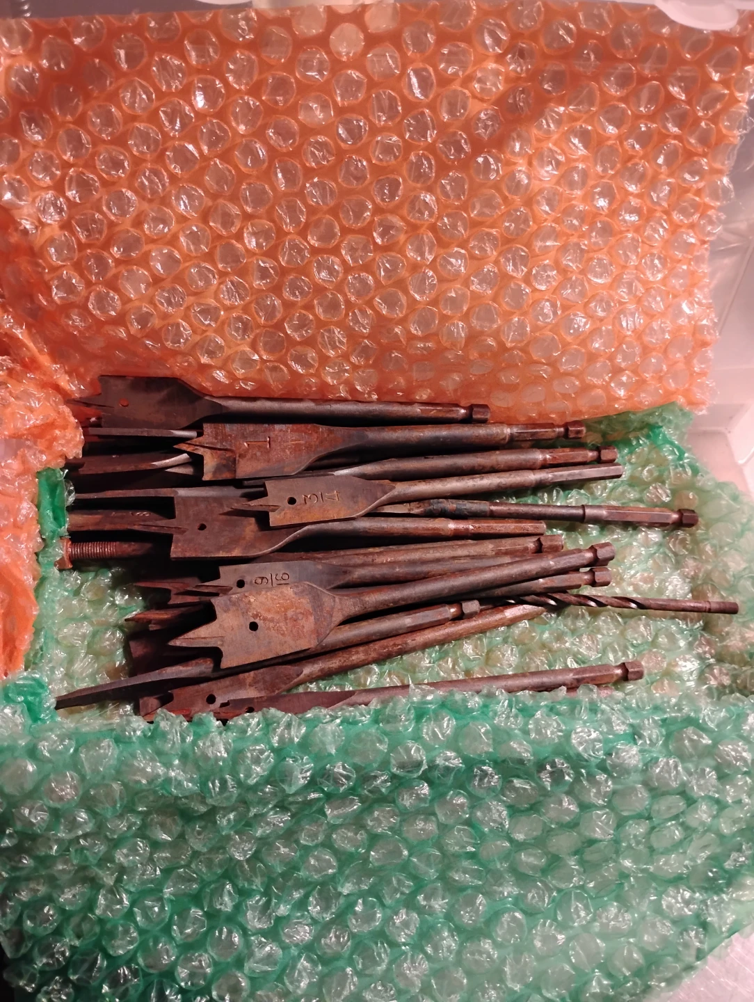 Assorted Spade Drill Bits