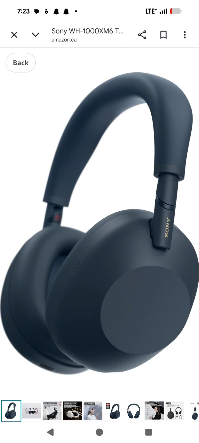 Sony WH-1000XM6 Noise Cancelling Headphones - photo 2