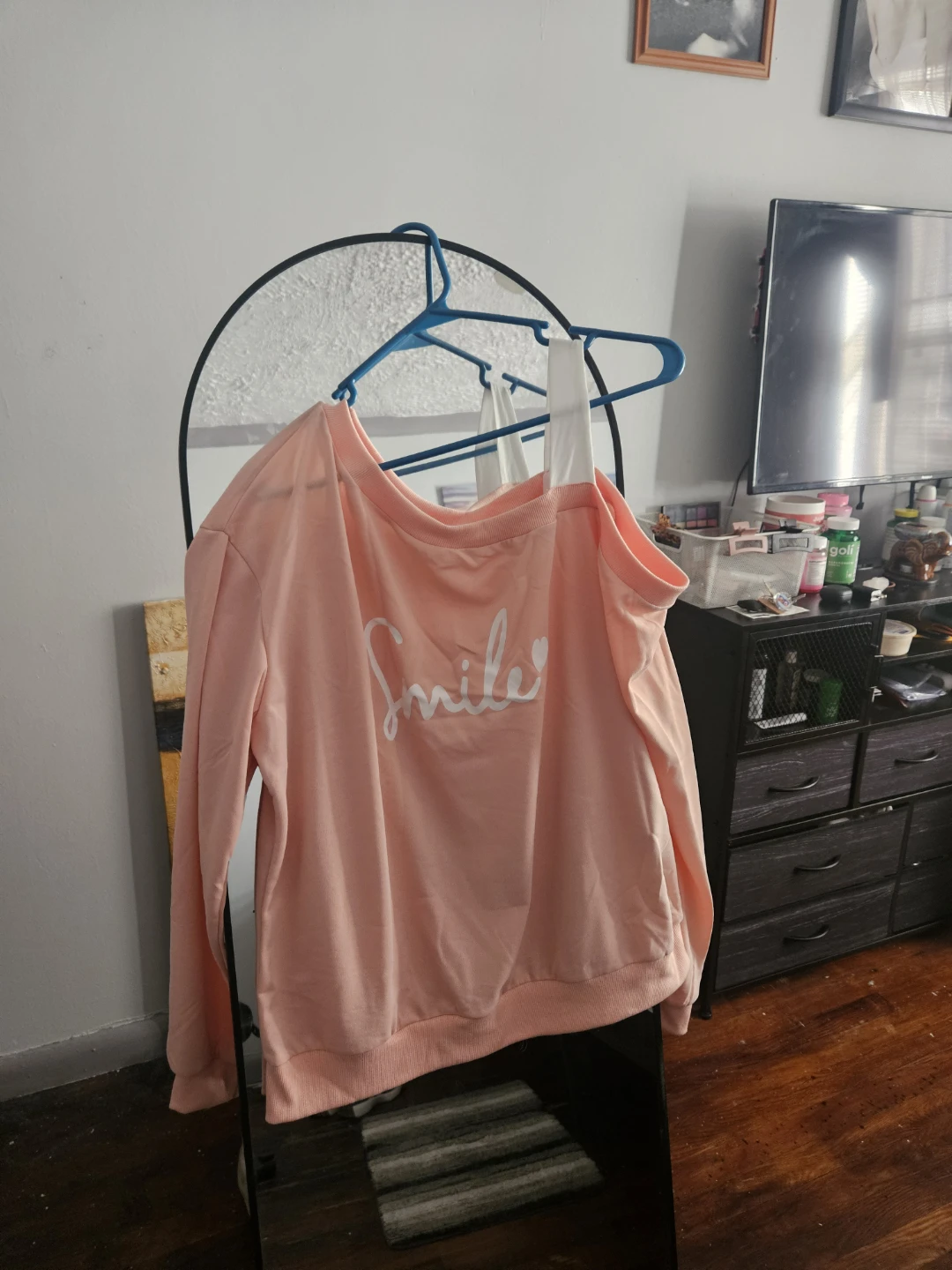 Peach "Smile" Sweatshirt - photo 4