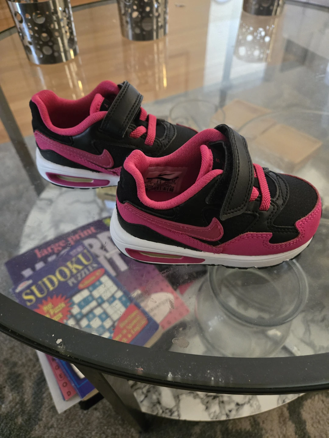 Nike Air Max Toddler Shoes - Pink/Black - photo 2
