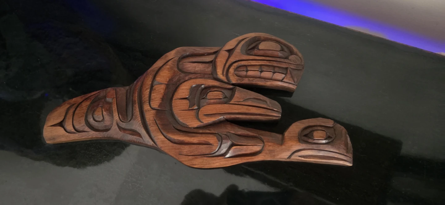 Carved Wooden Wall Art - Indigenous Style