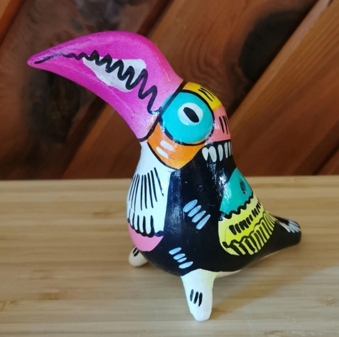 Vintage Mexican Folk Art Toucan