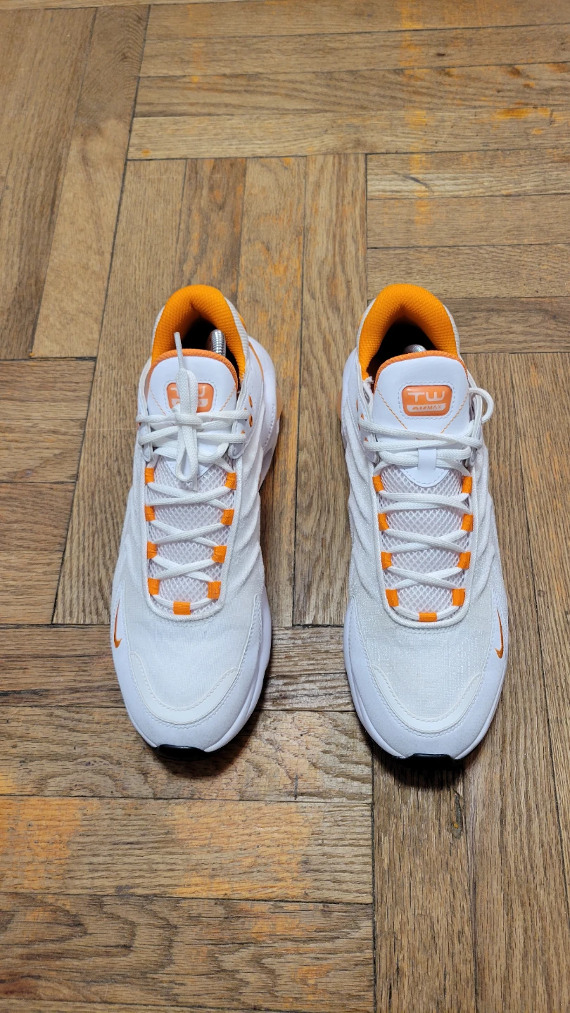 Nike Air Max TW NN Men's Shoes White/Orange Size 10.5
