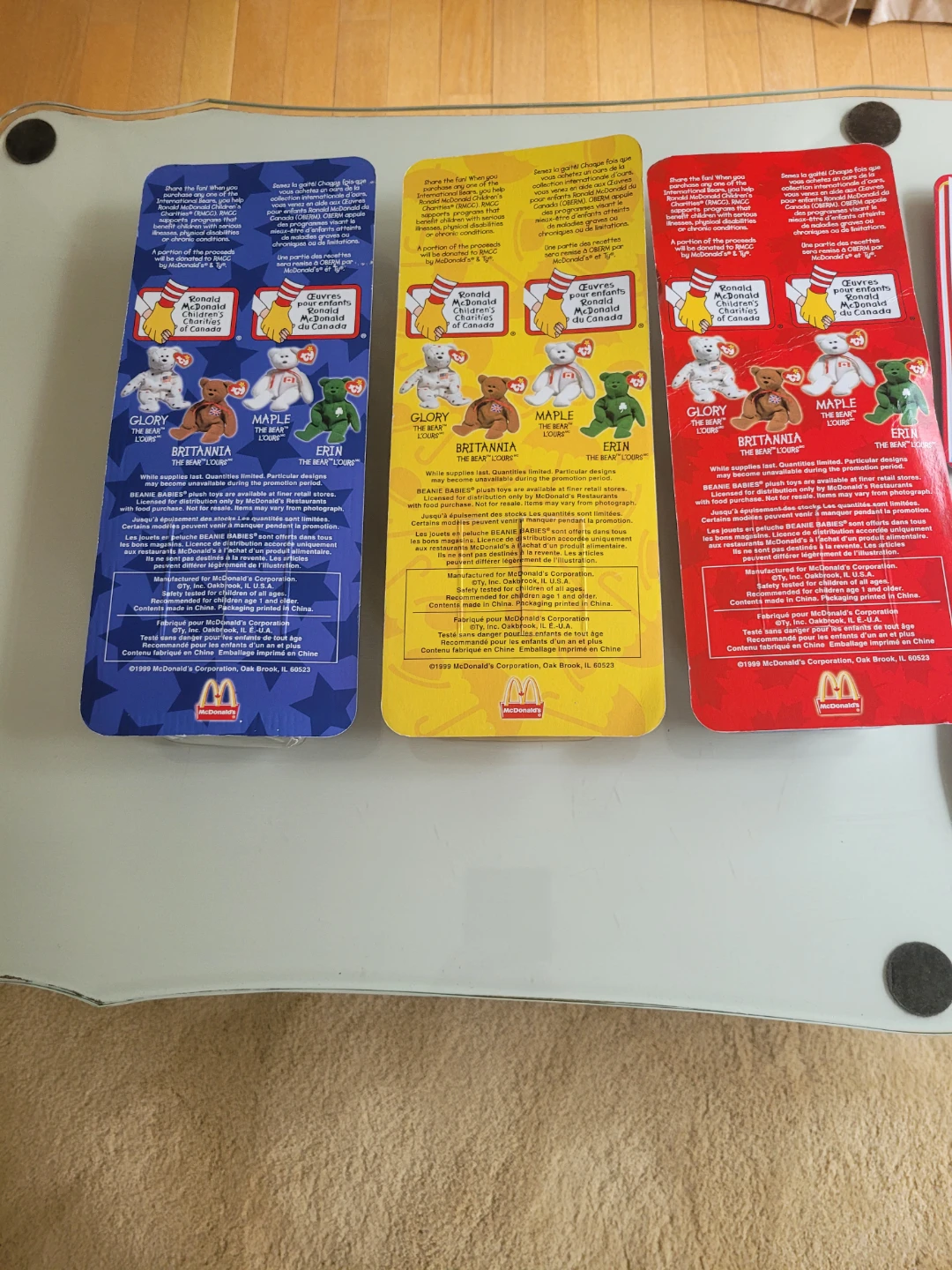 McDonalds Ty Beanie Babies International Collection of 6 New - photo 3