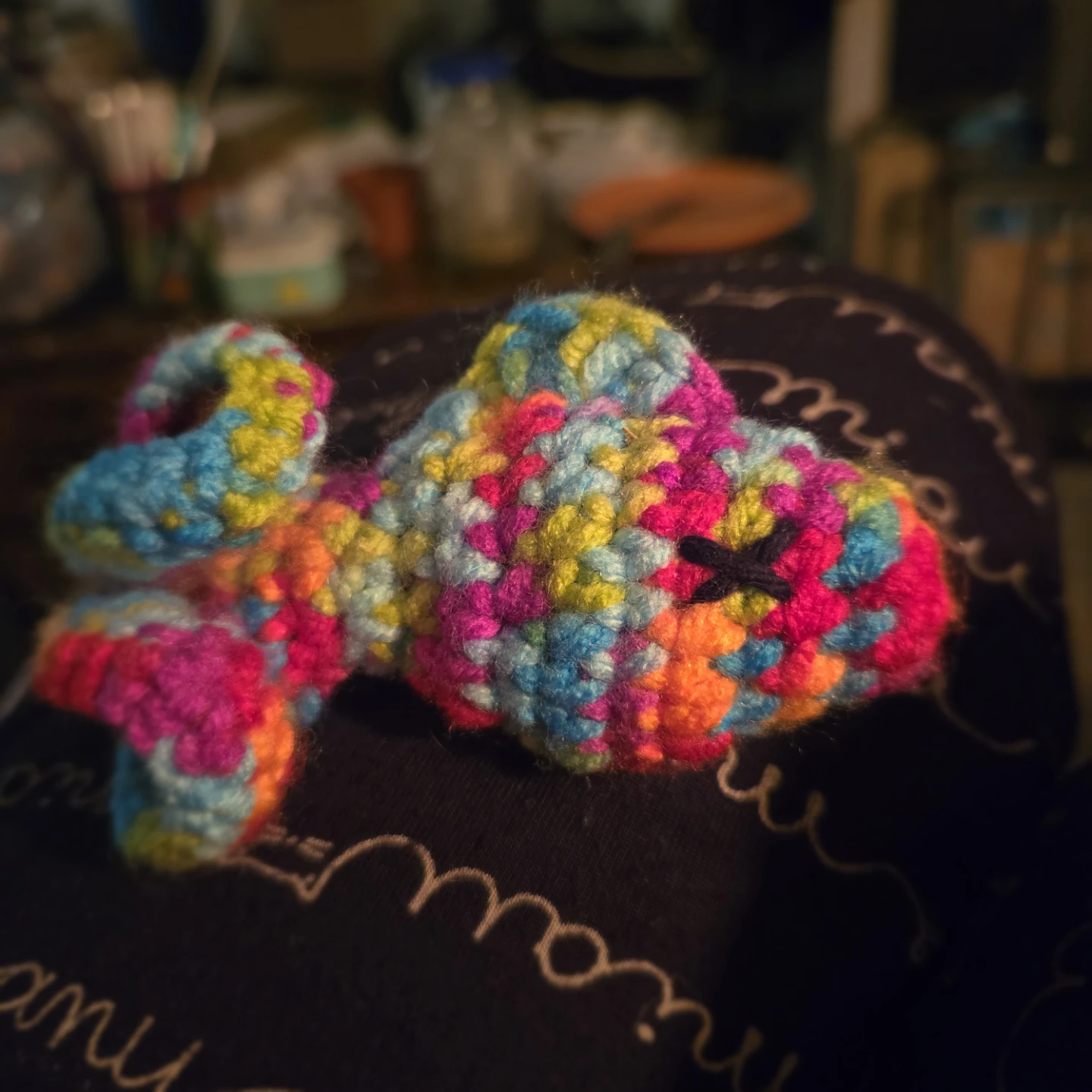 Cat toy: Handmade Crocheted Fish full of catnip