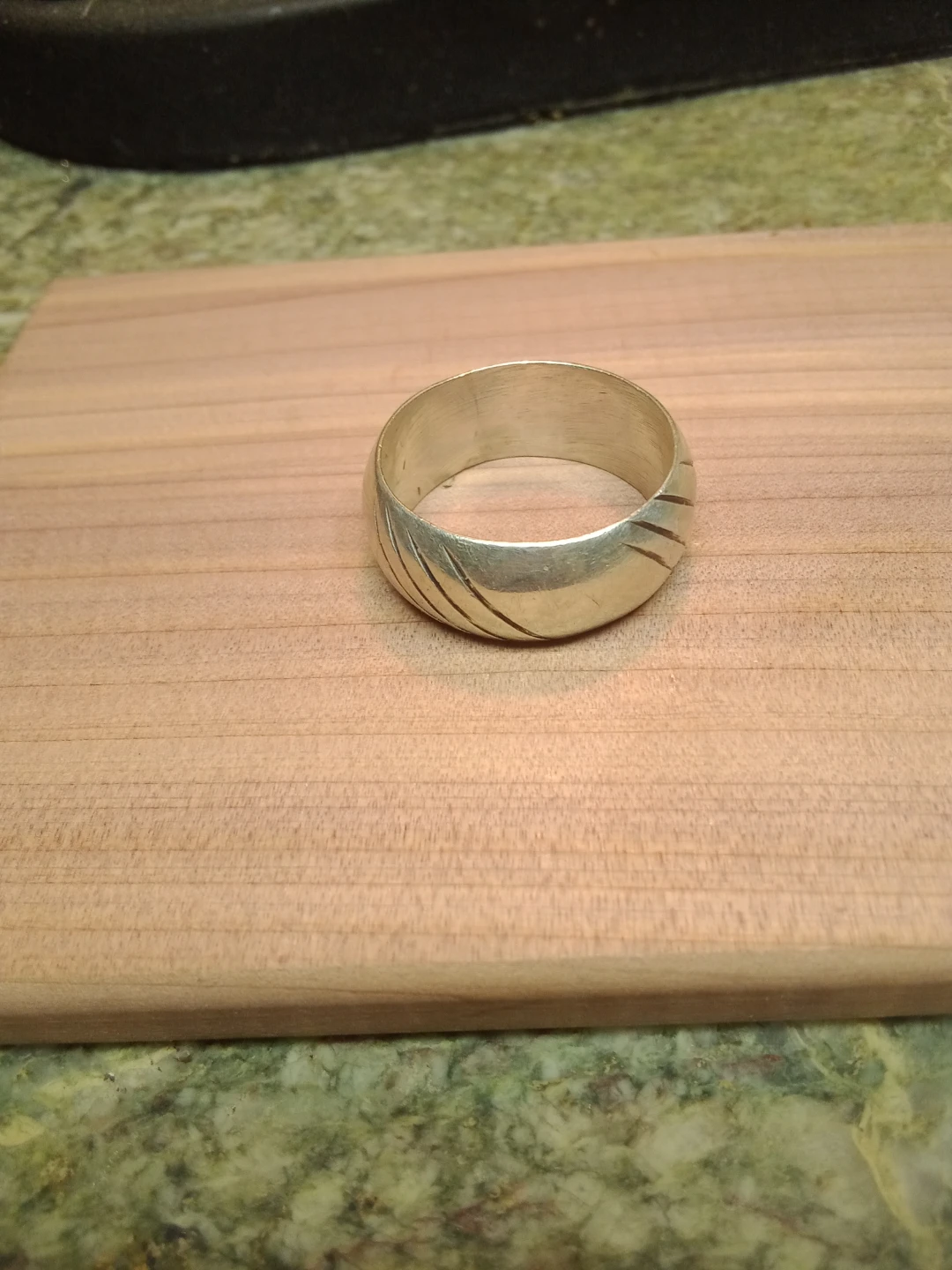 925 sterling silver men's ring size 8.