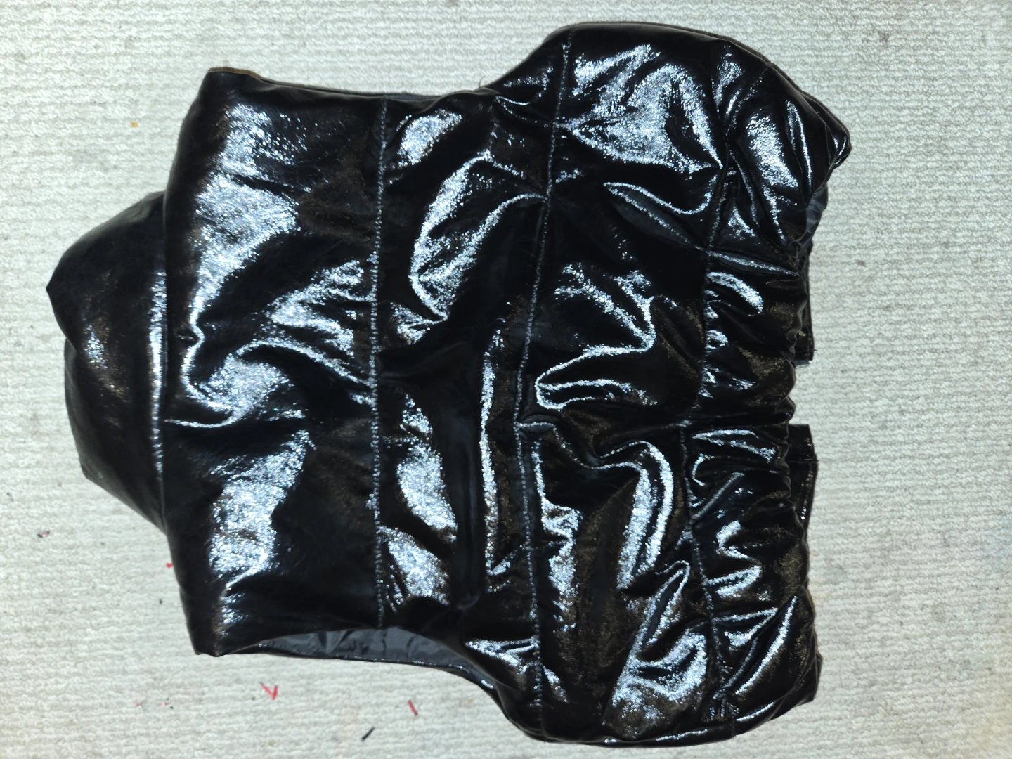 Kids black puffer vest - photo 2