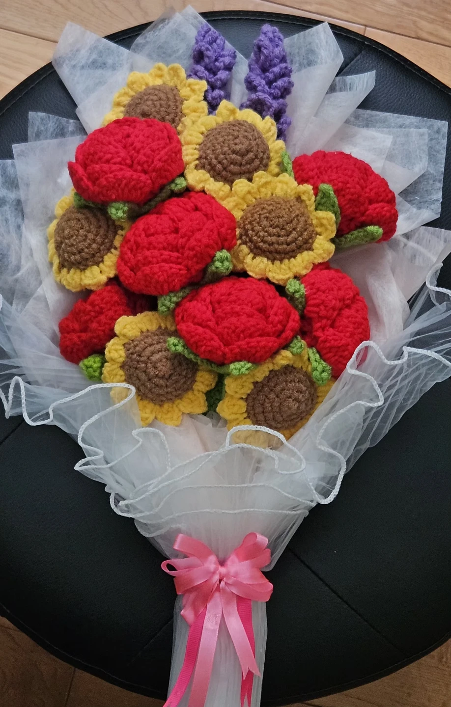 Handmade Crochet Flower Bouquet - photo 3