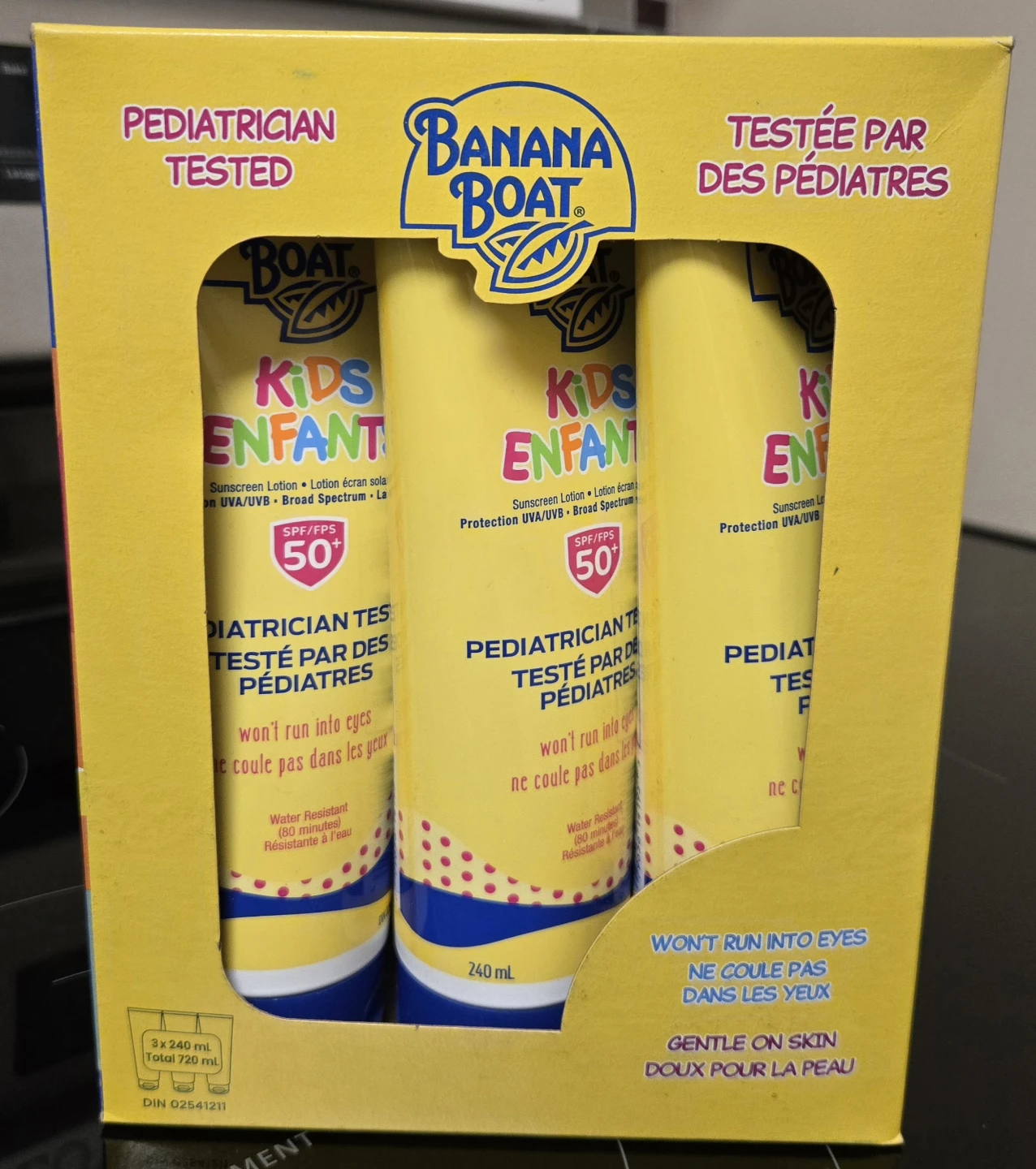 Banana Boat Kids Sunscreen SPF 50+ 3-Pack
