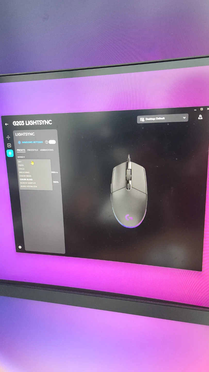 Logitech G203 LIGHTSYNC Gaming Mouse - photo 4