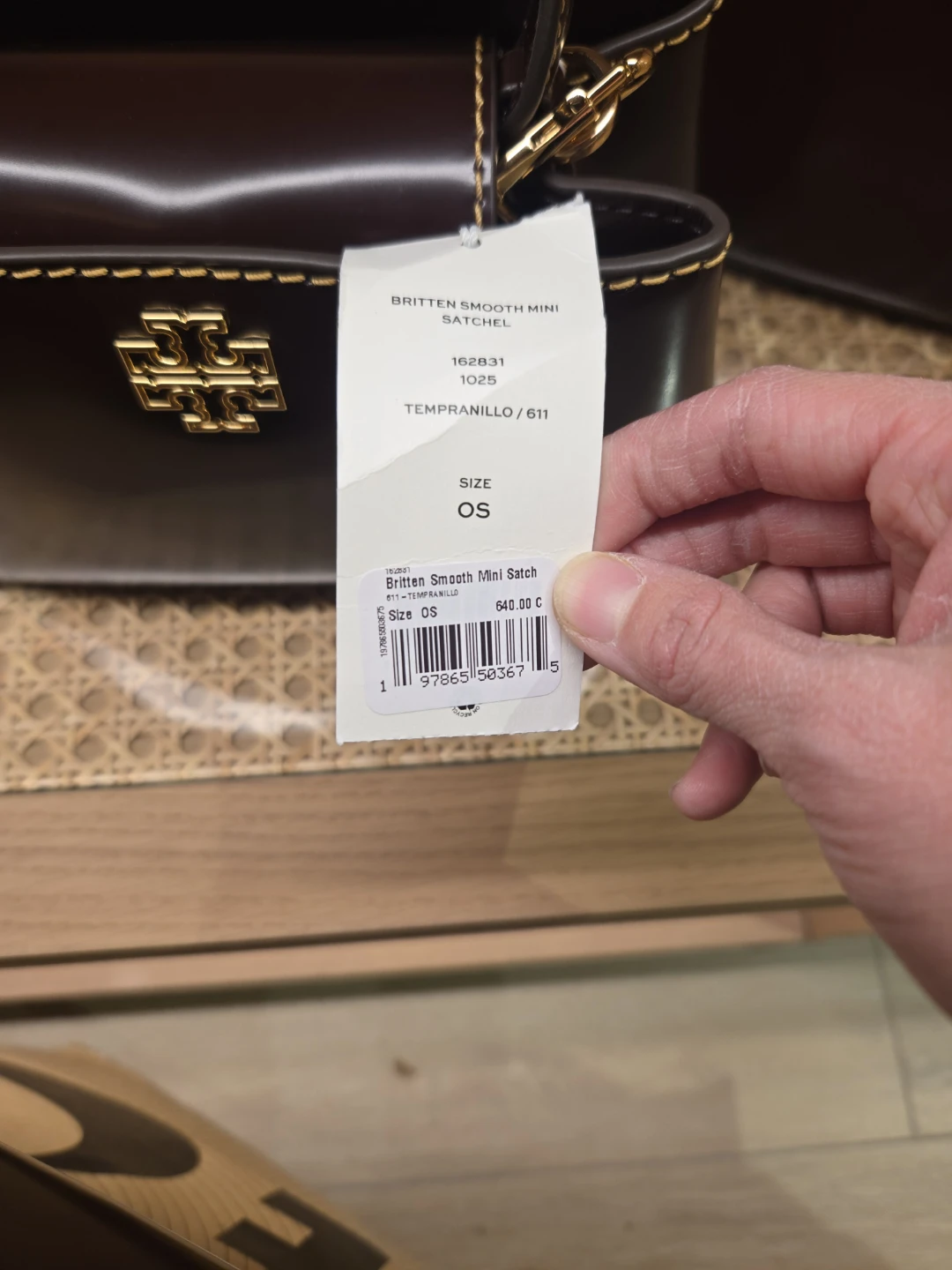 New Tory Burch Leather Top Handle Bag - 3 colors - photo 5