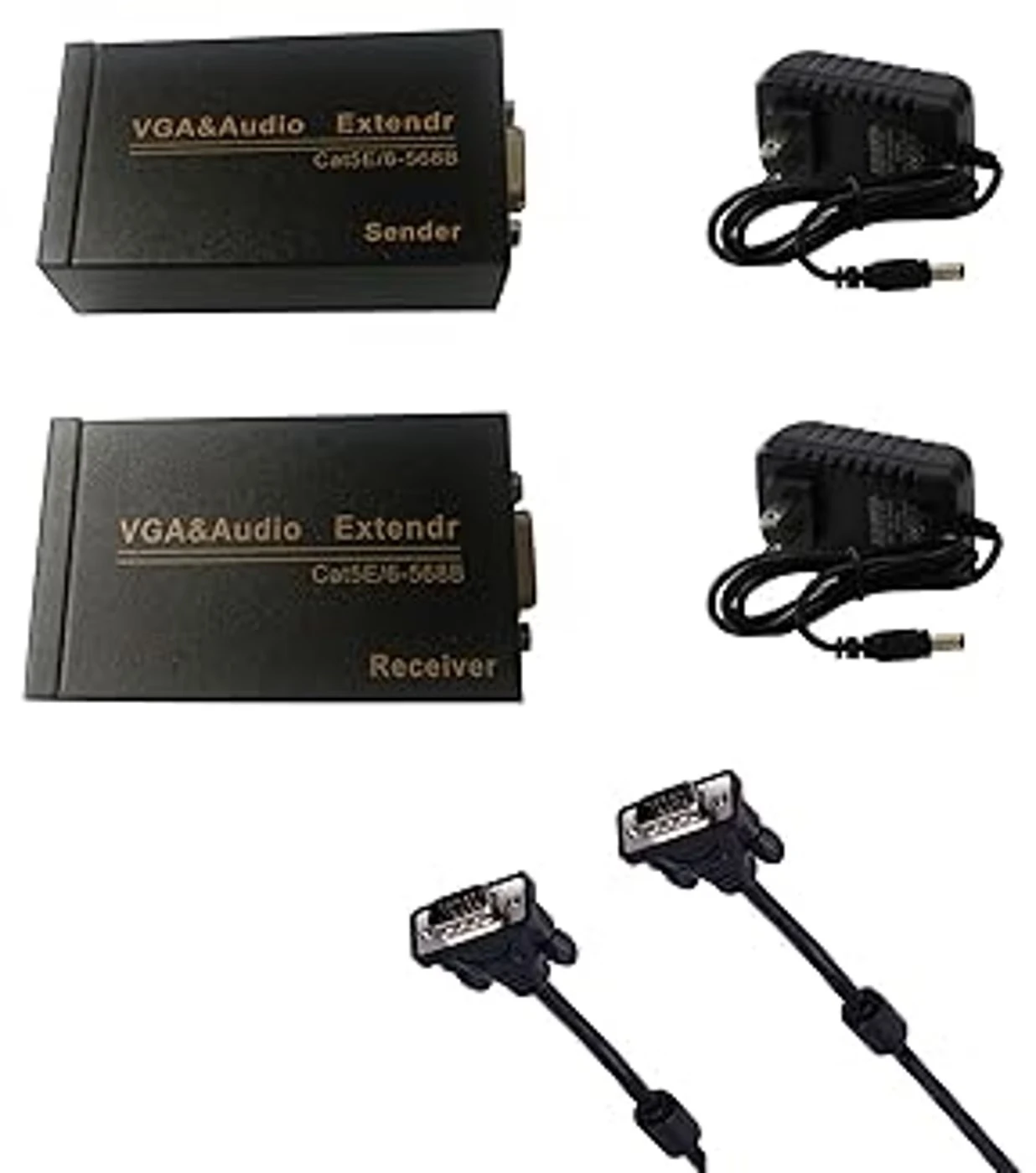 VGA & Audio Extender 100M VE-100