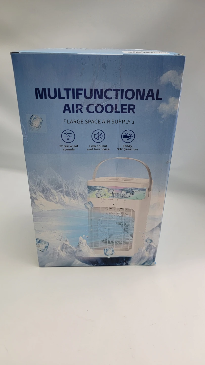 Portable Air Cooler Fan AC, 1500ML Tank Remote RGB USB, 3 Speed - photo 5
