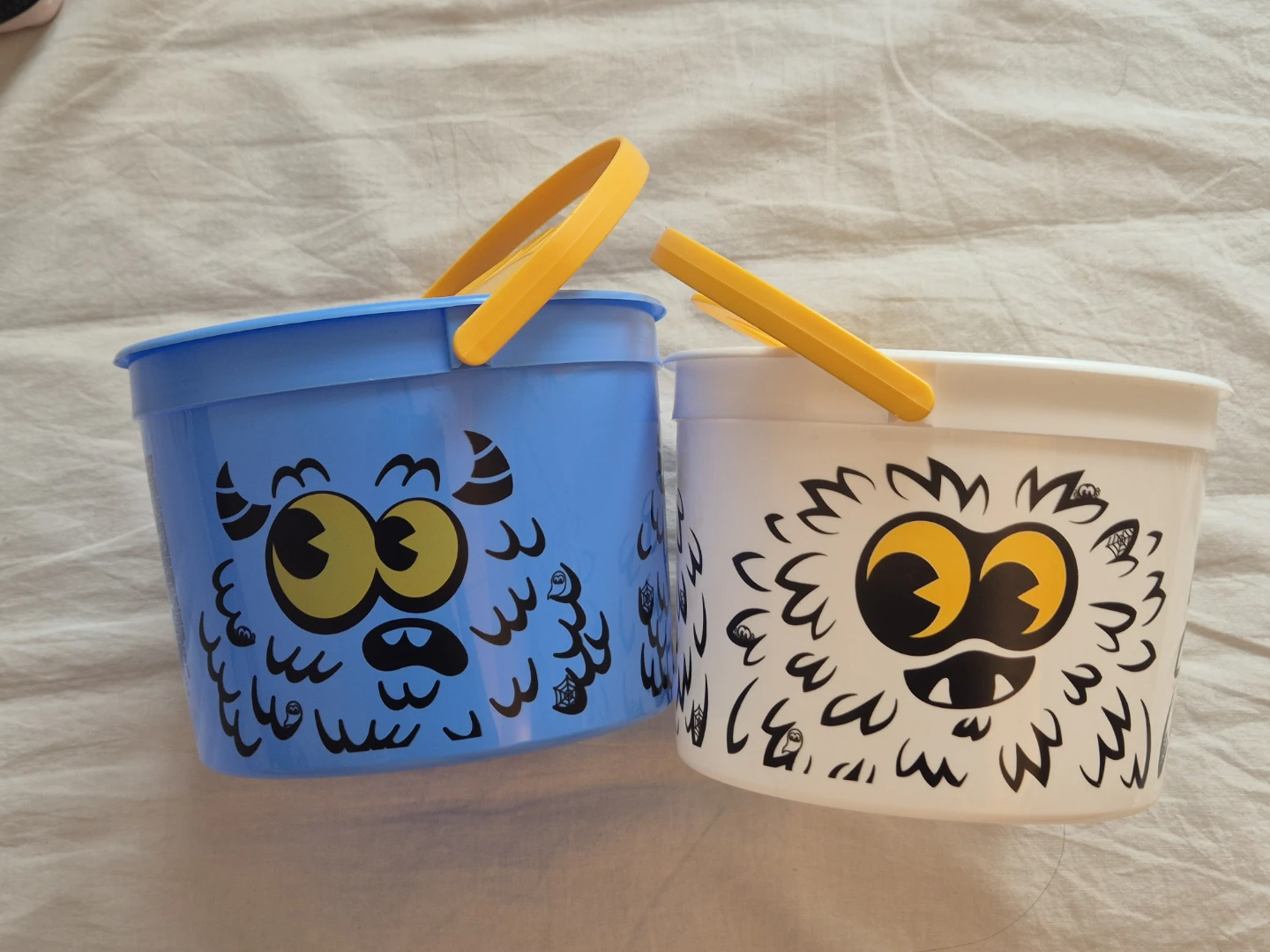 2 Mcdonald's Kids Halloween Monster Buckets