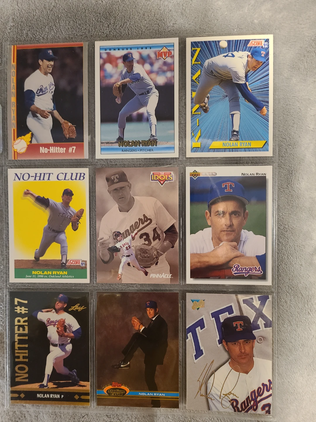 Nolan Ryan Baseball Card Collection