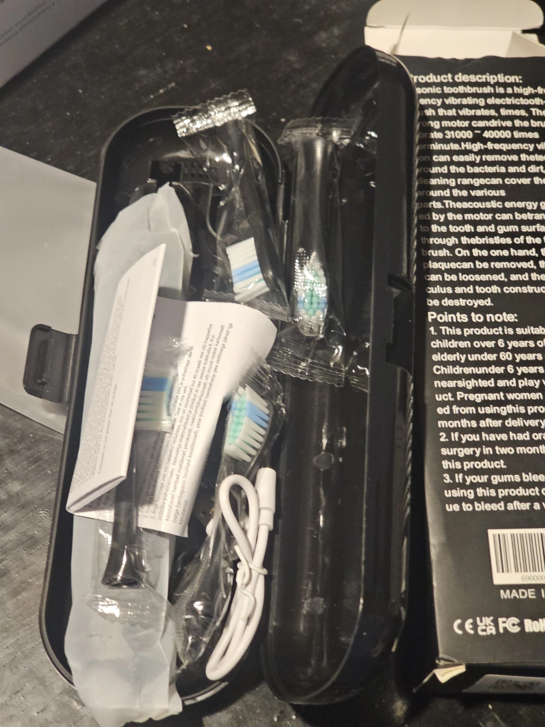 Electric Toothbrush with Dupont Bristles, 6 Modes - photo 4