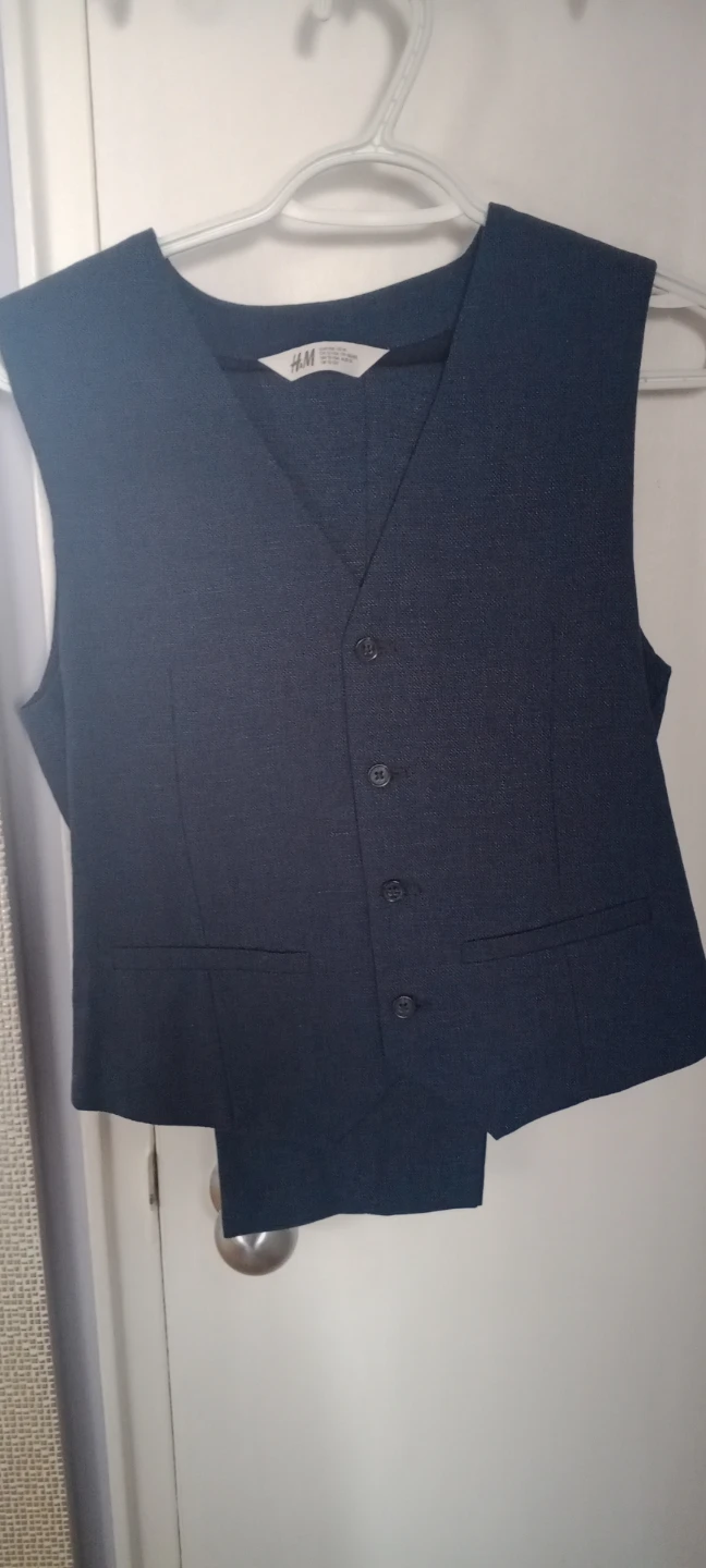 H&M Boys Navy Vest and Pants Set Size 158