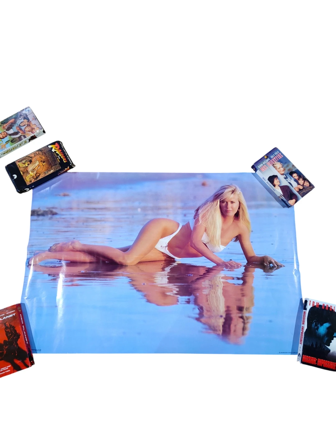 Vintage 1990 Reflection Of Erin Bikini Poster's x3
