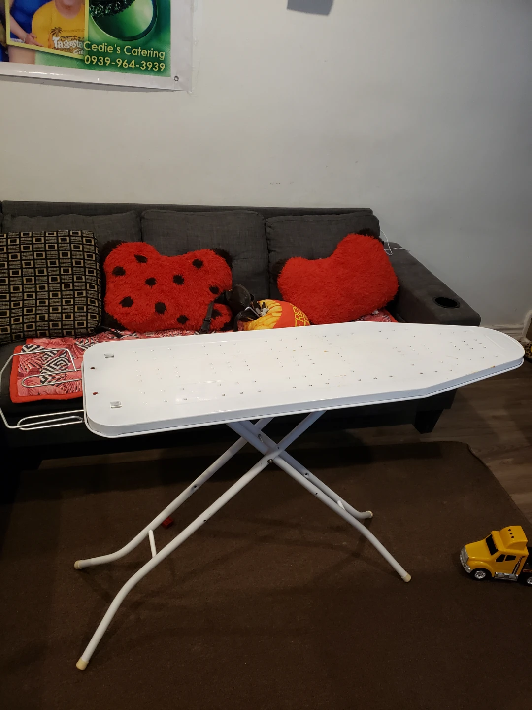 White Folding Ironing Board