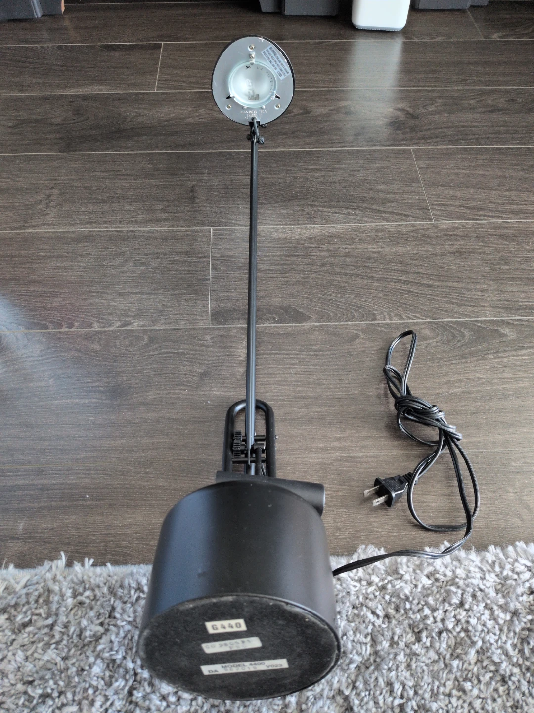 Black Adjustable Desk Lamp - photo 3