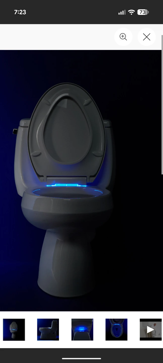 Kohler Reveal Nightlight Q3 Round Toilet Seat - photo 2