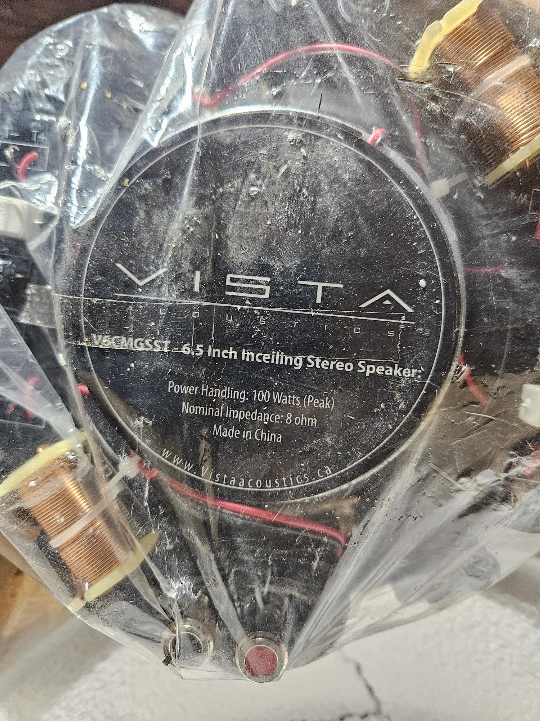 Vista Acoustics V6CMGSST 6.5 Inch In-Ceiling Speaker - photo 4