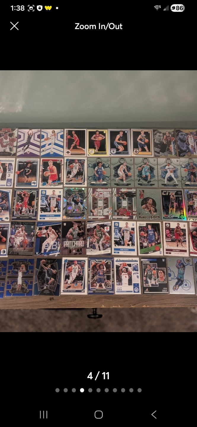 Collection of NBA Basketball Cards
