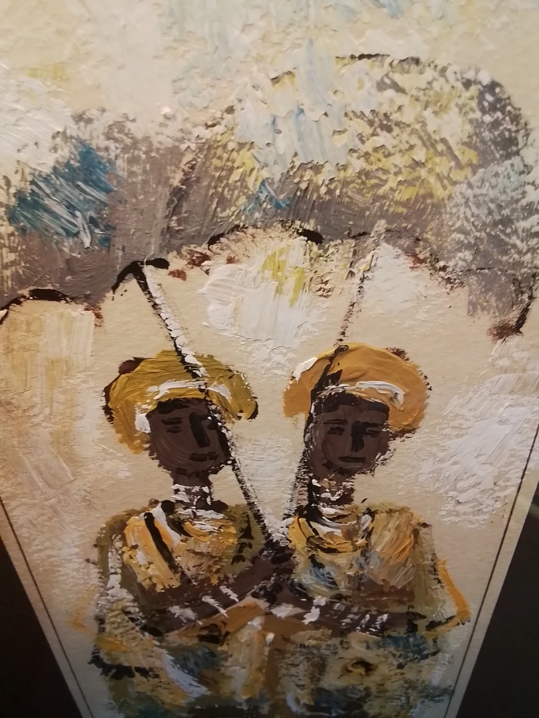Listed SA Artist Jeff Kassman pair of  impasto Paintings 1978 - photo 4