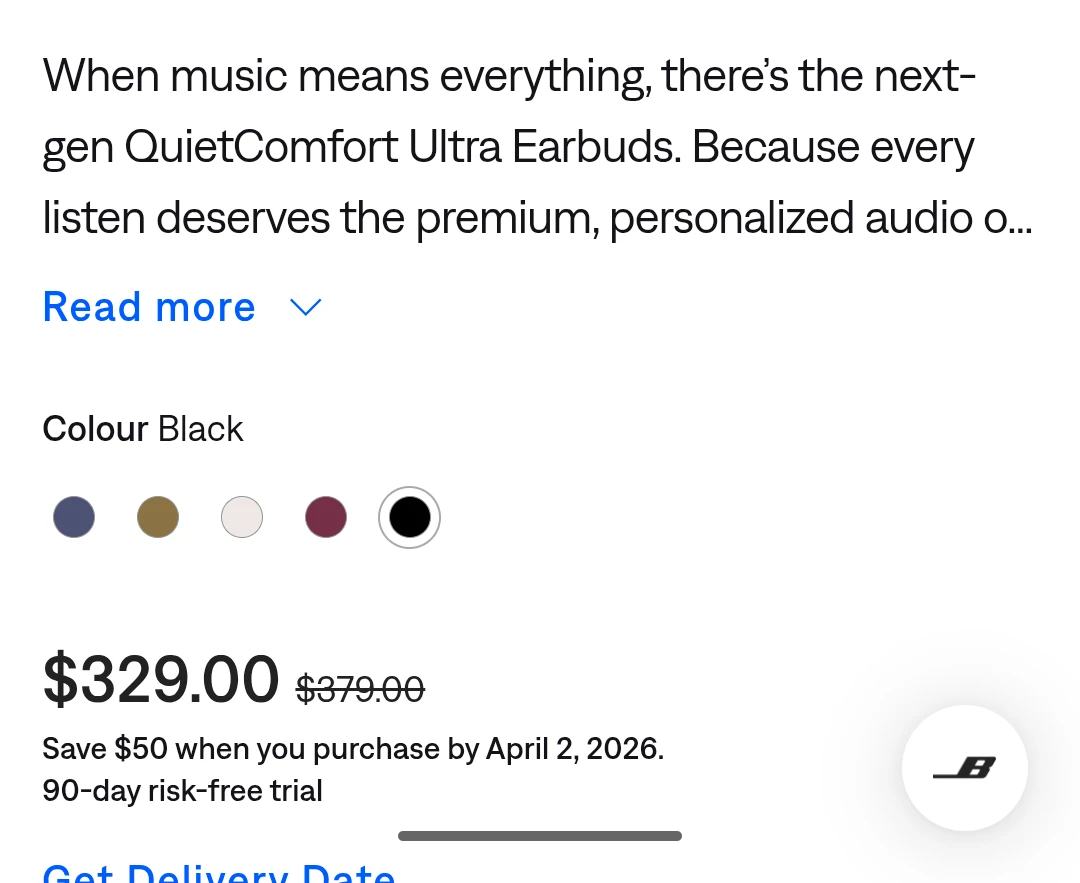 Bose QuietComfort Ultra Earbuds - Noise Cancelling, 2nd Gen - photo 3