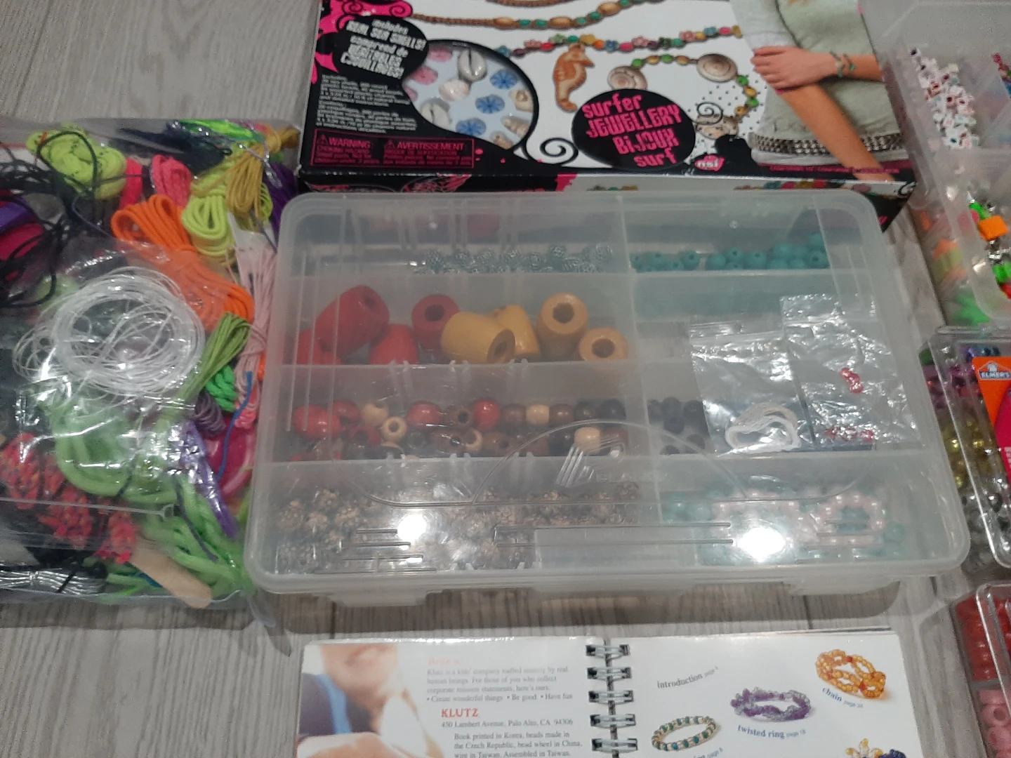 Sugar "Knit This!" Cat Beanie Knitting Kit and a lot of beads - photo 4