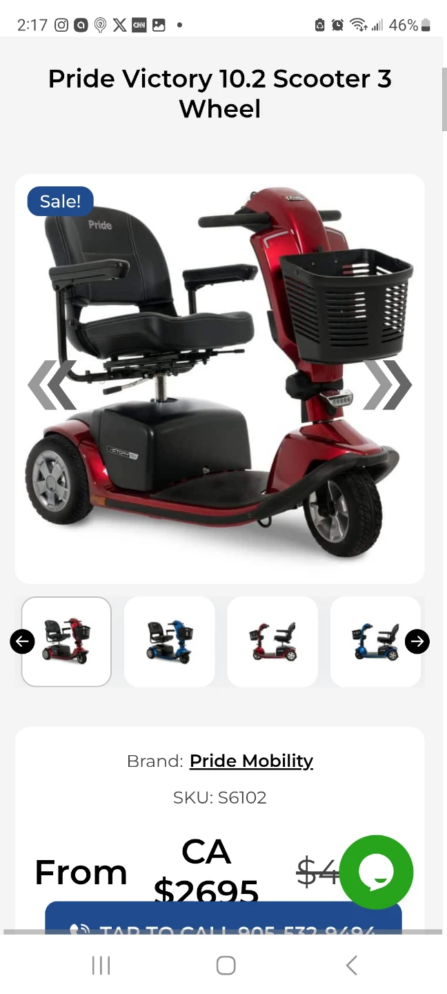 Pride Victory 10.2 Scooter 3 Wheel - photo 5