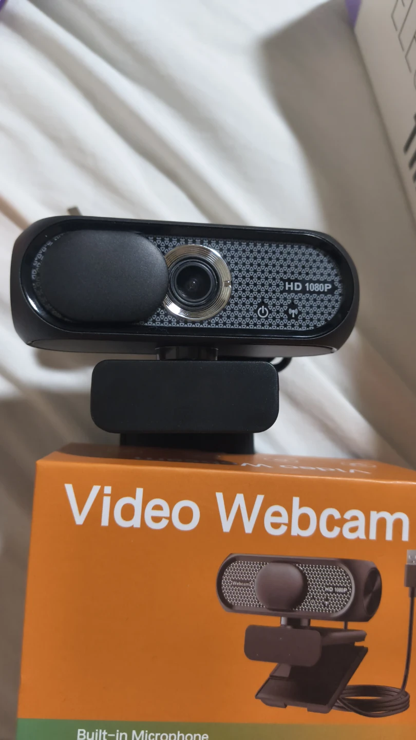 HD 1080P Video Webcam with Built-in Microphone and Privacy Cover - photo 2